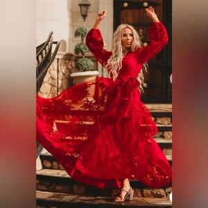 Velvet Christmas dress new